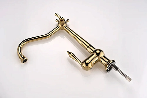 Смеситель для кухни Paulmark Retro золото Re213226-G Смеситель для кухни Paulmark Retro золото Re213226-G