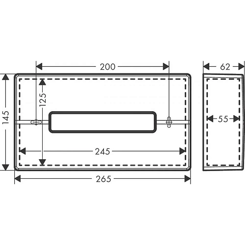 Диспенсер бумажных полотенец Hansgrohe AddStoris 41774140, шлифованная бронза Диспенсер бумажных полотенец Hansgrohe AddStoris 41774140, шлифованная бронза