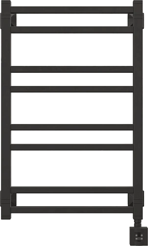 Полотенцесушитель электрический EWRIKA Кассандра Pg 80x50 R, черный матовый 510355 Полотенцесушитель электрический EWRIKA Кассандра Pg 80x50 R, черный матовый 510355