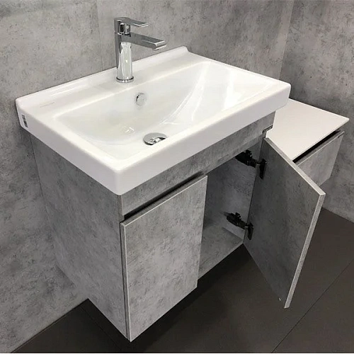 Тумба раковина Comforty Осло-60 00-00000835 бетон светлый раковина Fest 60 F01 Тумба раковина Comforty Осло-60 00-00000835 бетон светлый раковина Fest 60 F01