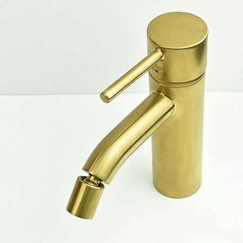 Смеситель для биде Paini Cox 78PJ304O без донного клапана, золото матовое Смеситель для биде Paini Cox 78PJ304O без донного клапана, золото матовое