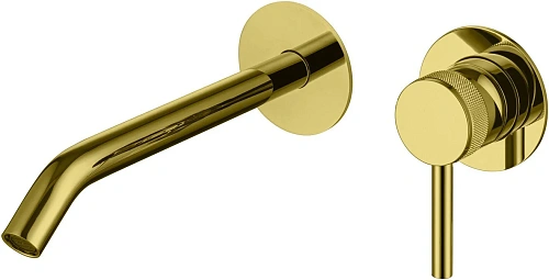 Смеситель для раковины Allen Brau Priority 5.31A03-GB (с внутренней частью) золото Смеситель для раковины Allen Brau Priority 5.31A03-GB (с внутренней частью) золото