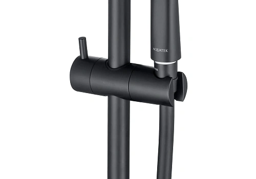 Душевой гарнитур Aquatek ВЕГА AQ2011MB черный матовый Душевой гарнитур Aquatek ВЕГА AQ2011MB черный матовый
