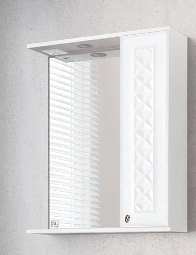 Зеркальный шкаф Style Line Канна 50/С, Люкс ЛС-00000293 Зеркальный шкаф Style Line Канна 50/С, Люкс ЛС-00000293