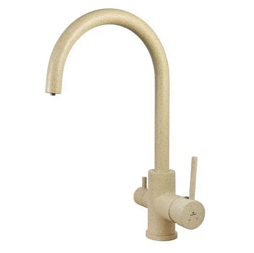 Смеситель для кухни Kaiser Merkur 26744-16 Sand боковой под фильтр R-излив песочный Смеситель для кухни Kaiser Merkur 26744-16 Sand боковой под фильтр R-излив песочный