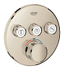 Картинка анонса товара «смеситель для ванны grohe grohtherm smartcontrol 29121be0 (никель глянец) термостатический»