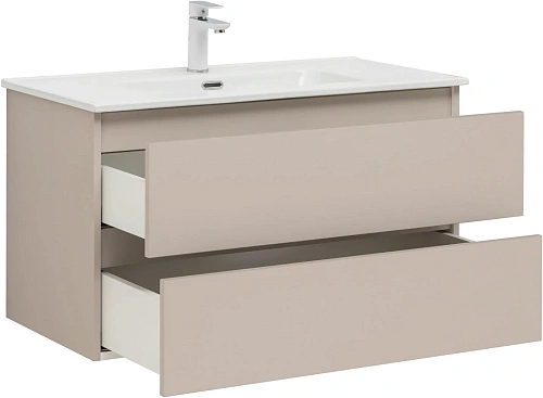 Тумба с раковиной Aquanet Вега 2.0 90 00344753 бежевый Тумба с раковиной Aquanet Вега 2.0 90 00344753 бежевый