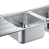 Кухонная мойка Grohe K500 из нержавеющей стали с корзинчатым вентилем, 31588SD0, левая/правая Кухонная мойка Grohe K500 из нержавеющей стали с корзинчатым вентилем, 31588SD0, левая/правая