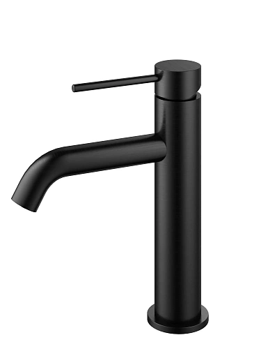 Смеситель для раковины Vincea City VBF-2C1MB однорычажный, черный матовый Смеситель для раковины Vincea City VBF-2C1MB однорычажный, черный матовый