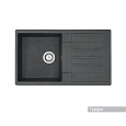 Кухонная мойка Aquaton Верона 1A710032VR210 из литого мрамора, прямоугольная, с крылом, графит Кухонная мойка Aquaton Верона 1A710032VR210 из литого мрамора, прямоугольная, с крылом, графит