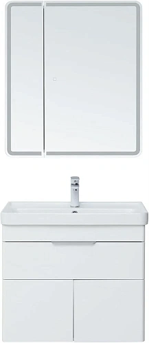 Тумба под раковину Aquanet Ирис new 710 белый глянец (1 ящик, 2 дверцы) 00310149 Тумба под раковину Aquanet Ирис new 710 белый глянец (1 ящик, 2 дверцы) 00310149