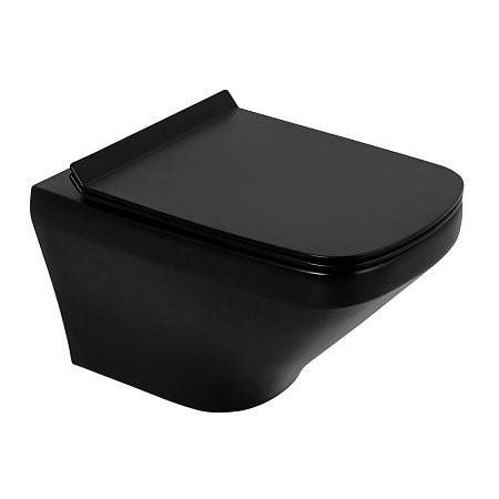 Комплект унитаза BelBagno SELA BB3201CHR-MB с сиденьем BB3201SC-MB инсталляцией BB002-80 и клавишей смыва BB007-PR-NERO.M