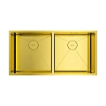 Кухонная мойка Omoikiri Taki 86-2-U/IF-LG нерж.сталь/светлое золото 4993792 Кухонная мойка Omoikiri Taki 86-2-U/IF-LG нерж.сталь/светлое золото 4993792