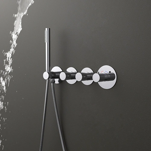 Душевая система Timo Saona SX-2350/00SM встраиваемая с термостатом хром Душевая система Timo Saona SX-2350/00SM встраиваемая с термостатом хром