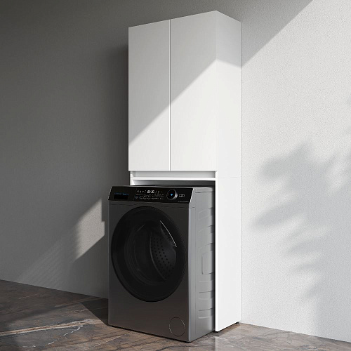 Шкаф AM.PM X-Joy M85CSX0652WG1 над стир.машиной с дверями, узкий, 65 см, белый Шкаф AM.PM X-Joy M85CSX0652WG1 над стир.машиной с дверями, узкий, 65 см, белый