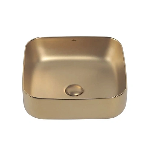 Раковина ABBER Rechteck AC2211MMG накладная, золото матовое Раковина ABBER Rechteck AC2211MMG накладная, золото матовое
