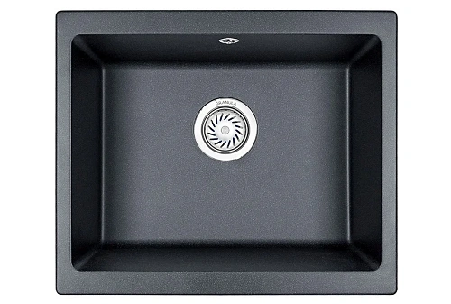 Кухонная мойка Granula 5551, ШВАРЦ (чёрный металлик), кварц 550х460 Кухонная мойка Granula 5551, ШВАРЦ (чёрный металлик), кварц 550х460