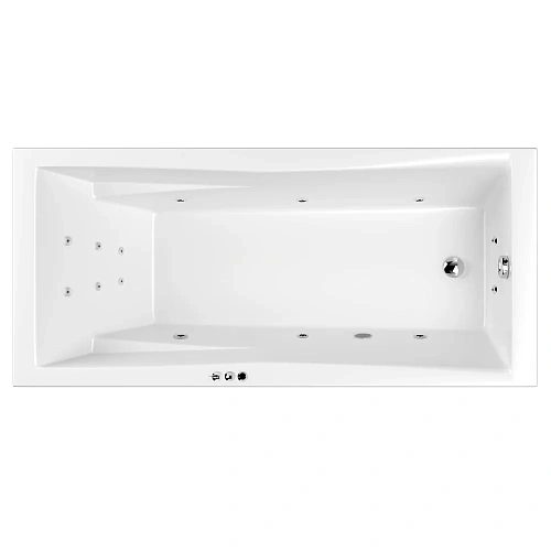 Акриловая ванна WHITECROSS Palace 180x80 "SMART" хром гидромассажная 0104.180080.100.SMART.CR Акриловая ванна WHITECROSS Palace 180x80 "SMART" хром гидромассажная 0104.180080.100.SMART.CR