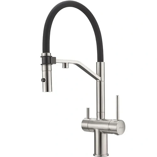 Смеситель для кухни Milacio Ultra 557 (MCU.557.SS) сталь нержавеющая Смеситель для кухни Milacio Ultra 557 (MCU.557.SS) сталь нержавеющая