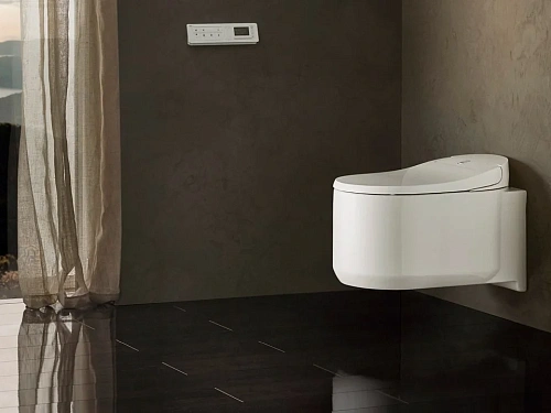 Унитаз SMART GROHE Sensia Arena (39354SH0) готовый комплект с электронным управлением (без инсталляции) альпин белый Унитаз SMART GROHE Sensia Arena (39354SH0) готовый комплект с электронным управлением (без инсталляции) альпин белый