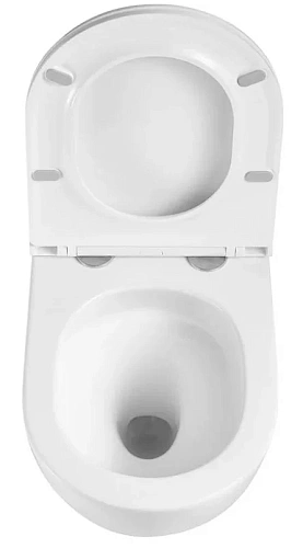 Унитаз подвесной Sintesi ELLIPSE SIN-TS-ELL-153 безободковый Tornado 3.0 с крышкой-сиденьем дюропласт, микролифт Унитаз подвесной Sintesi ELLIPSE SIN-TS-ELL-153 безободковый Tornado 3.0 с крышкой-сиденьем дюропласт, микролифт