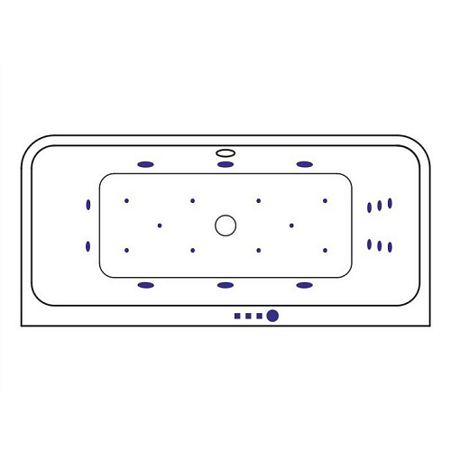 Акриловая ванна EXCELLENT Arana 180x85 ULTRA хром WAEX.ARA18.ULTRA.CR Акриловая ванна EXCELLENT Arana 180x85 ULTRA хром WAEX.ARA18.ULTRA.CR