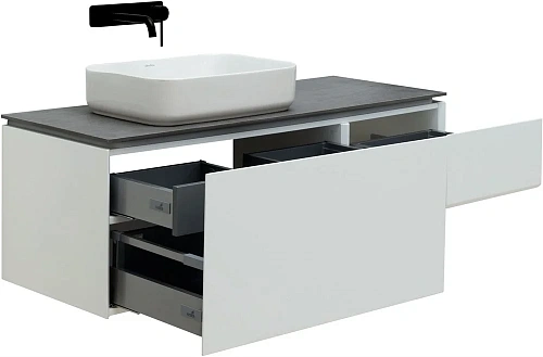 Тумба под раковину Allen Brau Infinity 120 1.21006.WM L белый матовый Тумба под раковину Allen Brau Infinity 120 1.21006.WM L белый матовый