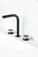 Смеситель для раковины Boheme AURA на 3 отв. BLACK 152-B-A черный Смеситель для раковины Boheme AURA на 3 отв. BLACK 152-B-A черный