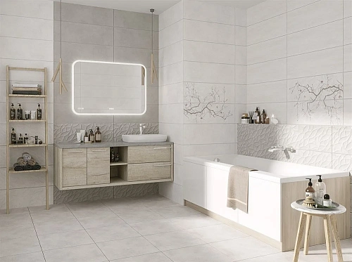 Панно Cersanit Haiku светло-серый 50x75 HI2U522 Панно Cersanit Haiku светло-серый 50x75 HI2U522