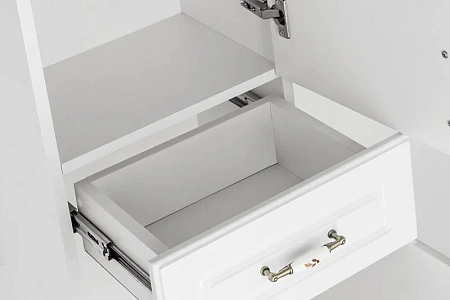 Шкаф-пенал Style Line Олеандр-2 белый ЛС-00000210 Шкаф-пенал Style Line Олеандр-2 белый ЛС-00000210