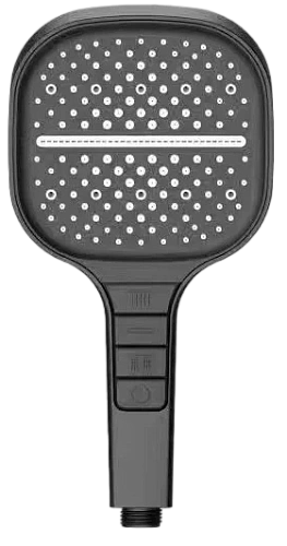 Душевая лейка BERGES H2, черный матовый, пластик 070022 Душевая лейка BERGES H2, черный матовый, пластик 070022