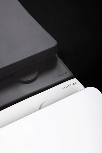 Унитаз подвесной Boheme FIORE 978-SET-2-MW с функцией биде, белый матовый c крышкой Унитаз подвесной Boheme FIORE 978-SET-2-MW с функцией биде, белый матовый c крышкой