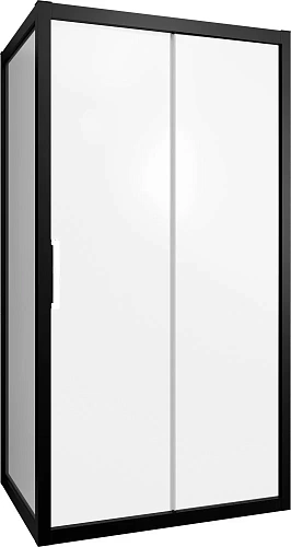 Душевой уголок STWORKI Эстерсунд 110x80 см профиль черный матовый, стекло матовое 467872 Душевой уголок STWORKI Эстерсунд 110x80 см профиль черный матовый, стекло матовое 467872