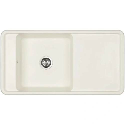 Кухонная мойка Aquaton Беллис 97 1A725132BS240 из литого мрамора, жемчуг Кухонная мойка Aquaton Беллис 97 1A725132BS240 из литого мрамора, жемчуг