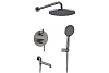 Душевая система Raglo R20.27.09 встраиваемая, графит