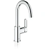 Смеситель для раковины GROHE BauEdge со сливным гарнитуром, размер L, хром (23093000) Смеситель для раковины GROHE BauEdge со сливным гарнитуром, размер L, хром (23093000)