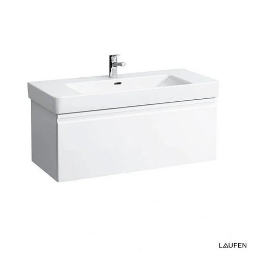 Тумба под раковину Laufen Pro S 8355.2 (4.8355.2.096.463.1, 1010x450x392мм), белый матовый Тумба под раковину Laufen Pro S 8355.2 (4.8355.2.096.463.1, 1010x450x392мм), белый матовый