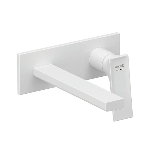Смеситель для раковины Kludi DECUS 542445375 белый матовый Смеситель для раковины Kludi DECUS 542445375 белый матовый