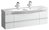 Картинка анонса товара «тумба под раковину laufen palace new 0135.4 (4.0135.4.075.475.1) 1490х460х375мм, белый глянцевый»