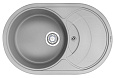 Кухонная мойка Granula 7801, АЛЮМИНИУМ, кварц 775х495 Кухонная мойка Granula 7801, АЛЮМИНИУМ, кварц 775х495