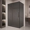 Душевой уголок Vincea Stella VSR-1ST9012CGB 1200x900 черный, стекло тонированное