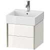 Картинка анонса товара «тумба под раковину duravit xviu xv43330b122 подвесная 48 см белая/шампань»