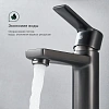 Смеситель для раковины Splenka S06.10.09, графит Смеситель для раковины Splenka S06.10.09, графит