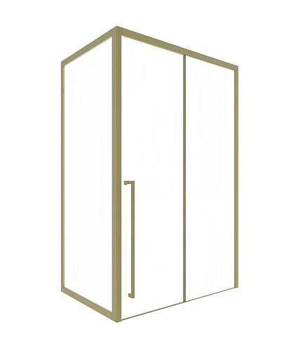 Душевой уголок Timo (T53L+T63) TDSS-130/17C-8L, раздвижная дверь 1300x2000, профиль золото матовое, торцевое стекло TSS-1000/17C-8 1000x2000 Душевой уголок Timo (T53L+T63) TDSS-130/17C-8L, раздвижная дверь 1300x2000, профиль золото матовое, торцевое стекло TSS-1000/17C-8 1000x2000