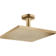Верхний душ Hansgrohe Raindance E 300 1jet с потолочным подсоединением, 26250140, шлифованная бронза Верхний душ Hansgrohe Raindance E 300 1jet с потолочным подсоединением, 26250140, шлифованная бронза