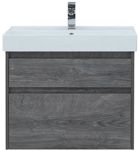 Тумба под раковину Aquanet Nova Lite 75 дуб рошелье (2 ящика) 00242273 Тумба под раковину Aquanet Nova Lite 75 дуб рошелье (2 ящика) 00242273