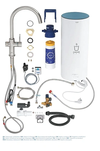 Смеситель для кухни GROHE Red Duo New с функцией кипячения воды (Водонагреватель L-size в комплекте) 30079DC1 Смеситель для кухни GROHE Red Duo New с функцией кипячения воды (Водонагреватель L-size в комплекте) 30079DC1