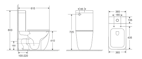 Унитаз напольный Vincea Tornado Bien VT2-51T белый, ультратонкое сиденье, soft-close, P-trap Унитаз напольный Vincea Tornado Bien VT2-51T белый, ультратонкое сиденье, soft-close, P-trap