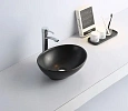 Раковина CeramaLux 7138MB накладная, черный матовый Раковина CeramaLux 7138MB накладная, черный матовый