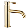 Картинка анонса товара «смеситель для раковины aquame siena aqm 6210gg 82мм, glossy gold aqm6210gg»